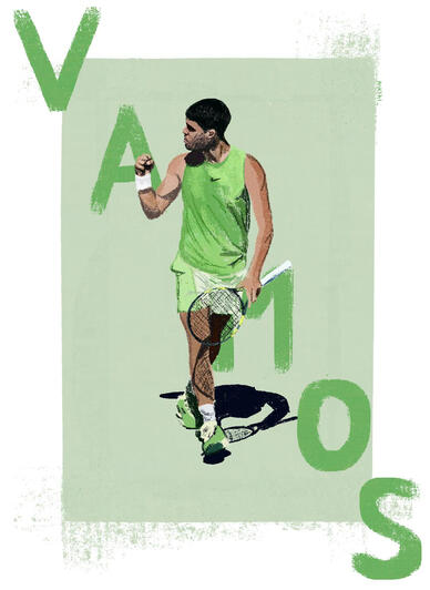 Carlos Alcaraz poster