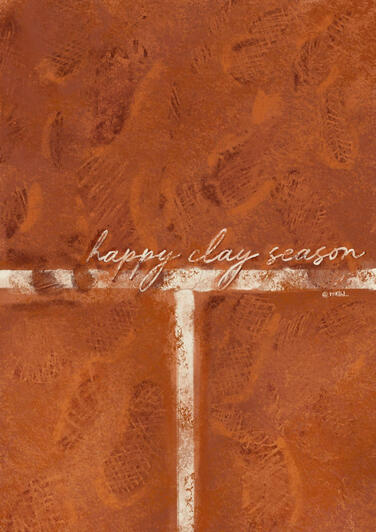 "happy clay season" poster